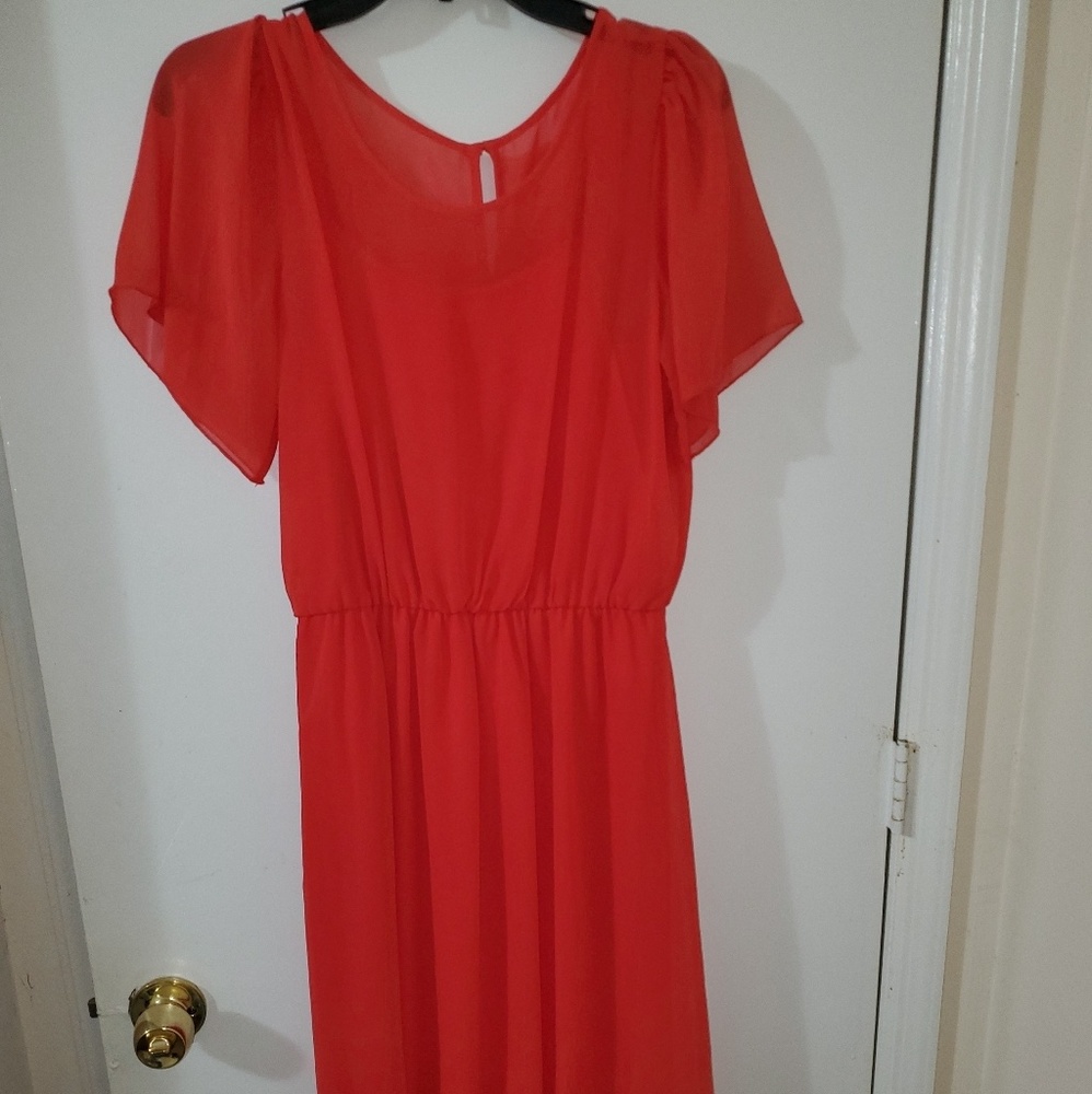 Enfocus studio short front long back dress